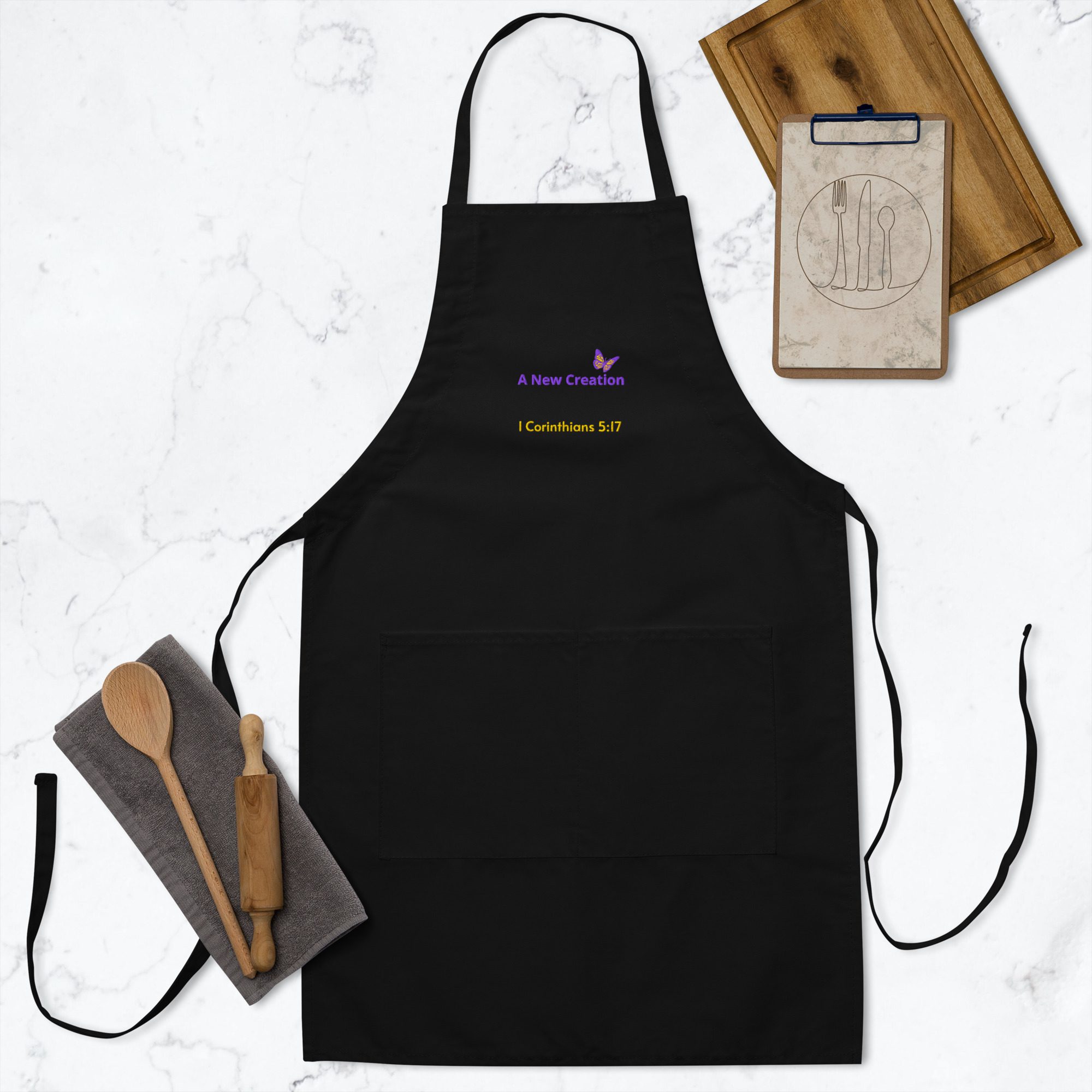A New Creation - Embroidered Apron