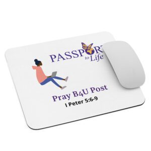 Pray B4U Post Mouse pad