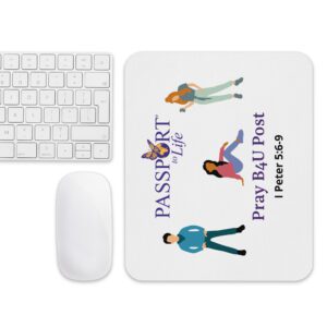 Pray B4U Post Mouse pad