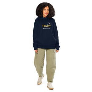 Trust  - Unisex organic side pocket hoodie