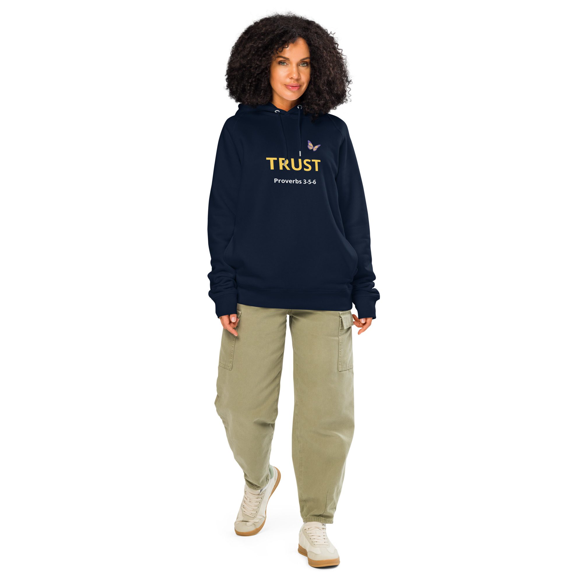 Trust  - Unisex organic side pocket hoodie