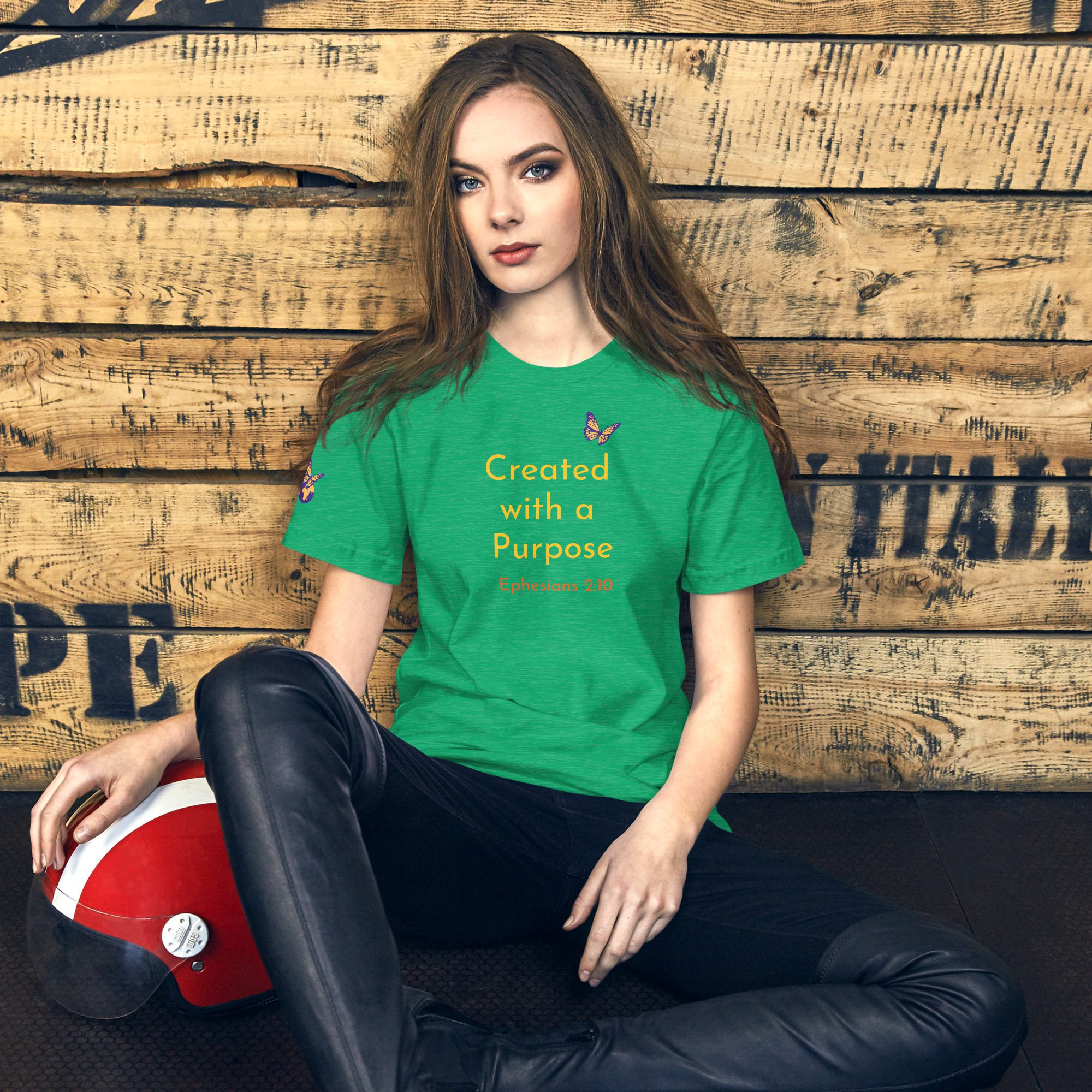 Created w/A Purpose Unisex t-shirt