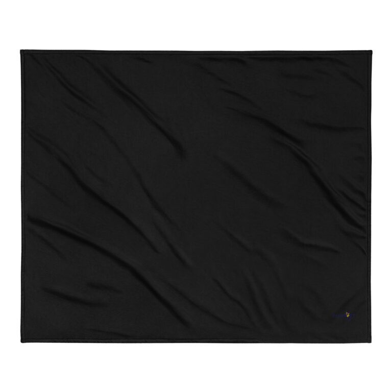 embroidered-premium-sherpa-blanket-black-front-68938bba6036d
