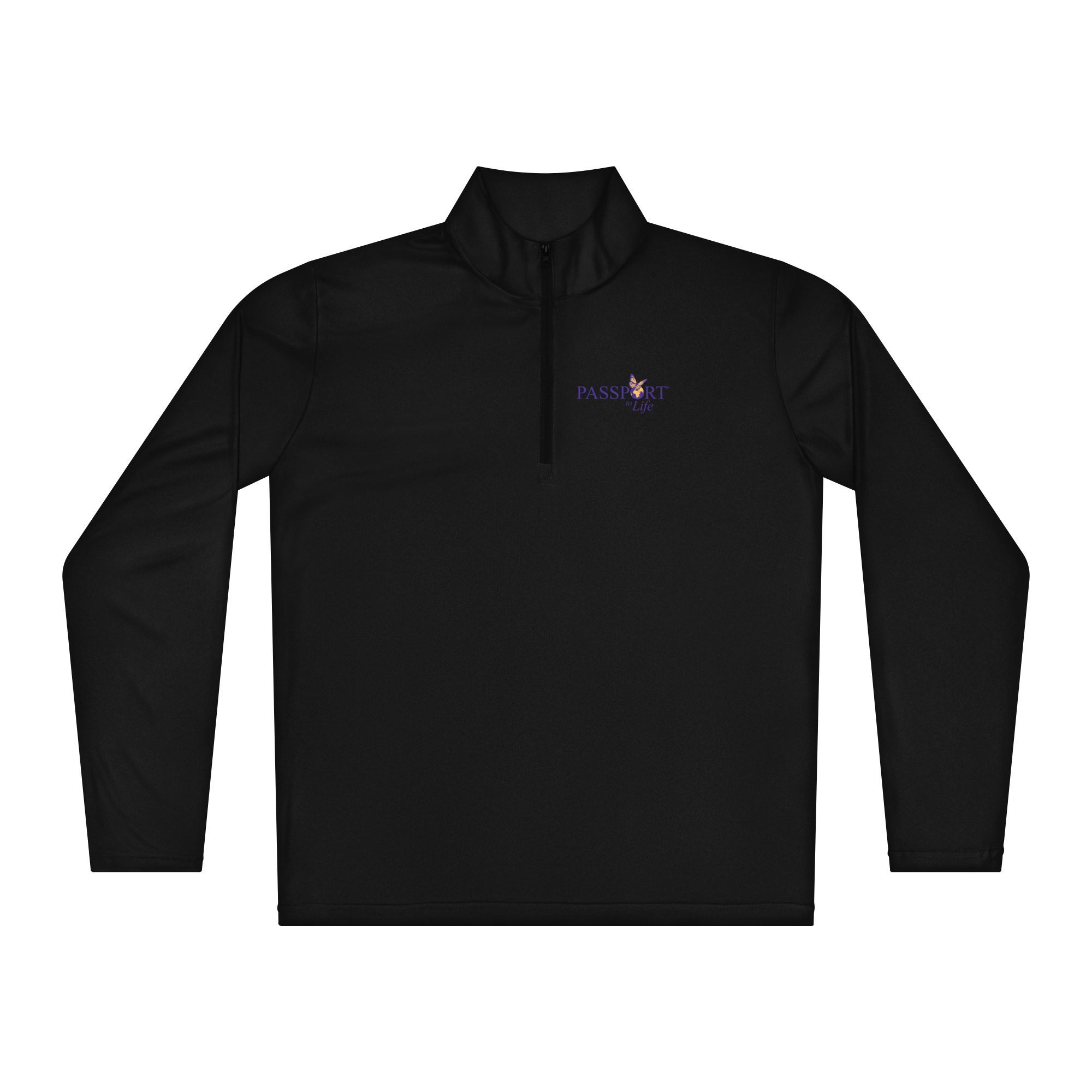 Lightweight quarter-zip pullover