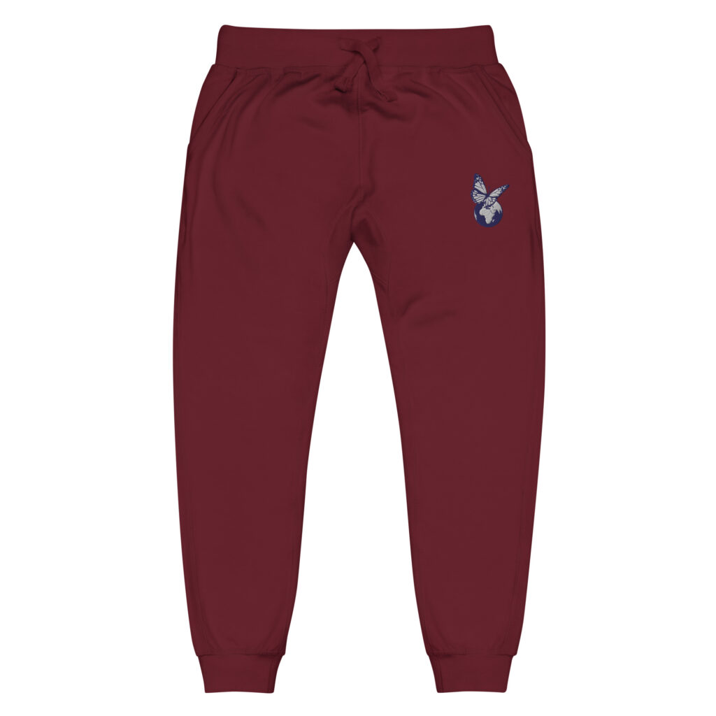 unisex-fleece-sweatpants-maroon-front-6929a462a98cb.jpg